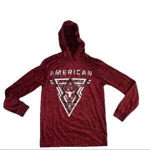 American Fighter Maroon Hoodie